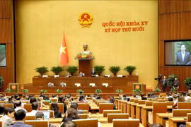 En el décimo período de sesiones de la Asamblea Nacional de Vietnam de la XV Legislatura (Foto: VNA)