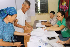 La política de reorganización de aldeas y caseríos recibe el consenso de los habitantes de la provincia Lai Chau. (Foto: VNA)