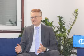 Andreas Stoffers, director nacional del Instituto Friedrich Naumann for Freedom en Vietnam (Foto: baoquocte.vn)