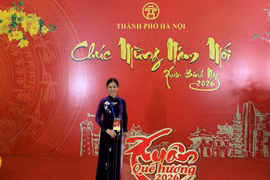 Nguyen Thi Lien, directora del Club de Idioma Vietnamita en Malasia y vicepresidenta de la Asociación de Mujeres Vietnamitas en dicho país (Foto: VNA)