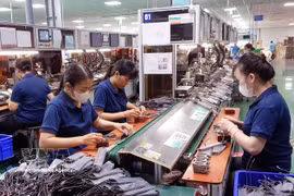 En la primera quincena de agosto, las exportaciones de ordenadores, productos electrónicos y componentes alcanzaron 7,32 mil millones de dólares. (Foto: VNA)