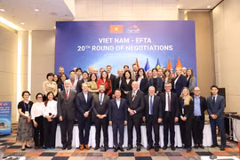 Vietnam y la AELC concluyen las negociaciones para un acuerdo de libre comercio. (Foto: baochinhphu.vn)