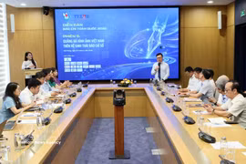 La Asociación de Periodistas de la Agencia Vietnamita de Noticias presidió un panel de discusión sobre la promoción de la imagen de Vietnam a través del ecosistema del periodismo digital, en el marco del Festival Nacional de Prensa 2026. (Foto: VNA)