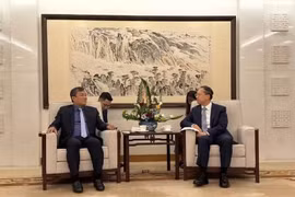 El viceministro permanente de Relaciones Exteriores de Vietnam, Nguyen Minh Vu (izquierda), se reúne con su homólogo chino, Ma Zhaoxu. (Foto: baoquocte.vn)