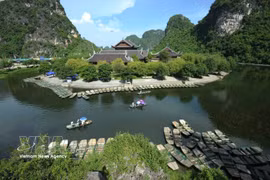 Muelle en la zona turística de Trang An, provincia de Ninh Binh. (Foto: VNA)