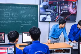 La formación vocacional creará una reserva de talento sostenible para la reestructuración del mercado laboral (Foto: nhandan.vn)