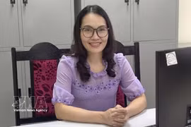 Nguyen Thi Bich Nguyet, jefa de la Oficina de Geografía Ambiental y Desarrollo Sostenible de la Academia de Ciencias Sociales de Vietnam. (Foto: VNA)