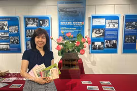 Hoang Thi Hong Ha, presidenta de la Asociación de Esencias de Vietnam (Parfums du Vietnam) y miembro del Comité Ejecutivo de la Asociación de Vietnamitas en Francia. (Foto: VNA)