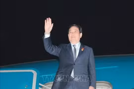 El presidente de Vietnam, Luong Cuong, parte de Beijing, concluyendo su viaje de trabajo a China. (Foto: VNA)