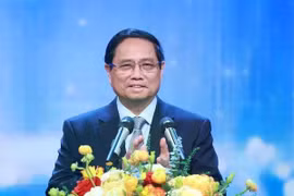 El primer ministro Pham Minh Chinh interviene en la cita (Foto: VNA)