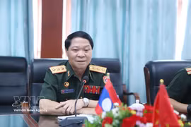 Vongsone Inpanphim, viceministro de Defensa y director del Departamento General de Política del Ejército Popular de Laos. (Foto: VNA)