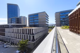 El Parque de Software No.2 de Da Nang tiene un diseño moderno y adecuado para empresas de los sectores de tecnología de la información e innovación. (Foto: VNA)