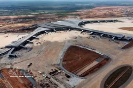 El Aeropuerto Internacional de Long Thanh se encuentra actualmente en construcción y se espera que esté operativo a finales de 2026. (Foto: VNA)
