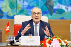 El presidente de Suiza, Guy Parmelin (Fuente: VNA)