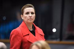 La primera ministra de Dinamarca, Mette Frederiksen (Fuente: Xinhua/VNA)