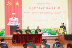 Conferencia de prensa sobre el décimo Intercambio de Amistad Fronteriza entre Vietnam y China. (Foto: VNA)