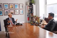 El presidente y director ejecutivo de la FPA, Noel V. Lateef en la entrevista (Fuente: VNA)