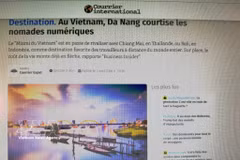 Según Le Courrier International, Da Nang impresiona por sus 32 kilómetros de costa (Fuente: VNA)