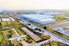 El Parque Industrial DEEP C en Hai Phong se concibe como un modelo de desarrollo de parques industriales ecológicos y sostenibles en Vietnam. (Foto: VNA)