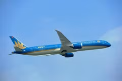 Un avión de Vietnam Airlines (Fuente: VNA)