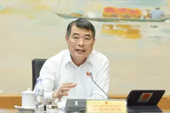 El primer ministro de Vietnam, Le Minh Hung, habla en la cita (Fuente: chinhphu.vn)