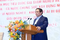 El primer ministro Pham Minh Chinh habla en el evento (Fuente: VNA)