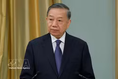 El secretario general del Partido Comunista y presidente de Vietnam, To Lam (Fuente: VNA)