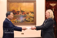 El 3 de octubre de 2026, en el Palacio Presidencial, el secretario general del Partido y presidente del país To Lam recibió a la Embajadora Lina Gandløse Hansen del Reino de Dinamarca, quien presentó sus credenciales. Foto: VNA