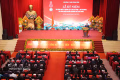 El secretario general del Partido Comunista de Vietnam y presidente del país, To Lam, habla en la cita (Fuente: VNA)