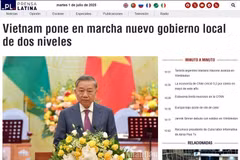 Prensa Latina elogia modelo de gobierno local de dos niveles de Vietnam (Fuente: VNA)