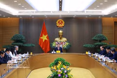 El primer ministro de Vietnam, Le Minh Hung, mantiene una conversación telefónica con el canciller de Alemania, Friedrich Merz (Fuente: VNA)