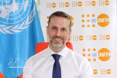 Matt Jackson, representante del Fondo de Población de las Naciones Unidas (UNFPA) en Vietnam (Fuente: VNA)