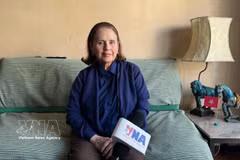 Poldi Sosa Schmit, presidenta del Instituto de Cultura Argentina–Vietnam (Fuente: VNA)