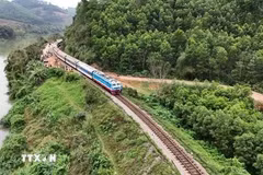 La modificación es necesaria para crear un marco legal con el fin de impulsar el transporte ferroviario de Vietnam (Fuente: VNA)