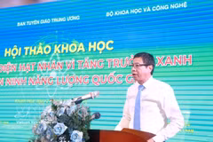 El viceministro de Ciencia y Tecnología, Le Xuan Dinh, habla en la cita (Fuente: VNA)