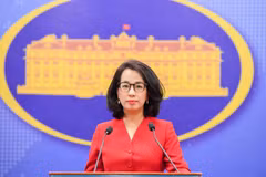 Pham Thu Hang, vocera del Ministerio de Relaciones Exteriores de Vietnam (Fuente: l Ministerio de Relaciones Exteriores de Vietnam)