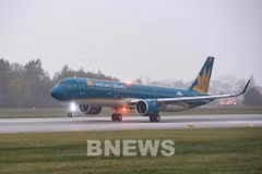 La Autoridad de Aviación Civil de Vietnam anuncia la suspensión temporal de las operaciones en cinco aeropuertos del Centro del país (Fuente: VNA)