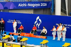 Do Thanh Hai y Le Tien Dat ganaron las medallas de oro y plata en los 100 metros braza masculinos. Foto: thethao.sggp.org