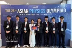 Vietnam se ubica entre los ocho mejores equipos en la 26.ª Olimpiada Asiática de Física