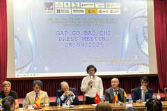 Conferencia de prensa sobre el 15º Festival de Cine Documental Europeo-Vietnamita, celebrada el 8 de septiembre (Foto: VNA)