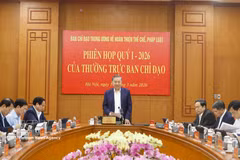 El secretario general del Partido Comunista de Vietnam, To Lam, habla en la cita (Fuente: VNA)
