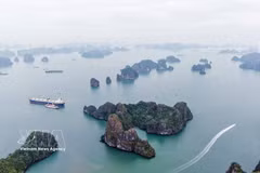 Área panorámica de la Bahía de Ha Long. Foto: VNA
