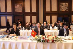 El viceministro de Finanzas de Vietnam, Tran Quoc Phuong, participa en la cita (Fuente: VNA)