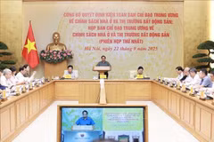 El primer ministro Pham Minh Chinh habla en el evento (Fuente: VNA)