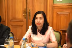 La viceministra de Relaciones Exteriores Le Thi Thu Hang (Fuente: VNA)