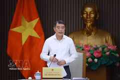 El primer ministro de Vietnam, Le Minh Hung, habla en la cita (Fuente: VNA)