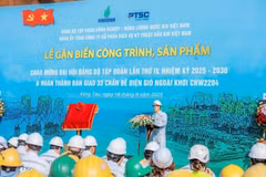 El director general de PTSC, Tran Ho Bac, habla en el evento (Fuente: VNA)