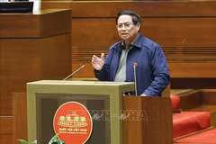 El premier Pham Minh Chinh habla en el evento (Fuente: VNA)