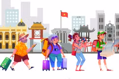 Turistas internacionales a Vietnam aumentan un 14,9%