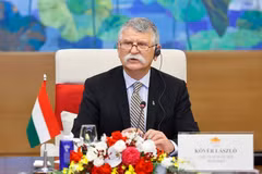 El presidente de la Asamblea Nacional de Hungría, Kover Laszlo (Fuente: VNA)